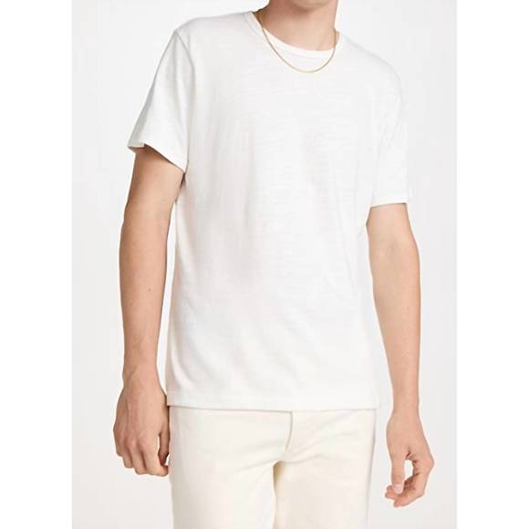 NEW RAG & BONE men's classic short sleeve tee in white - Picture 1 of 1